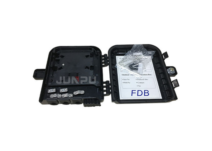 FTTH 섬유 단말기 하얀 검은 IP65 박스 광섬유 8 코어 섬유 옵틱 케이블 ABS 0