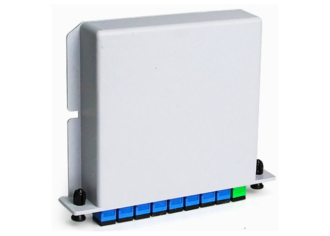 복근 상자에 있는 FTTX 광섬유 드롭 케이블 1x8 카세트 PLC 광섬유 분배기 2